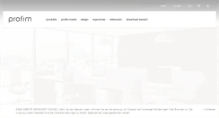 Desktop Screenshot of profim.de